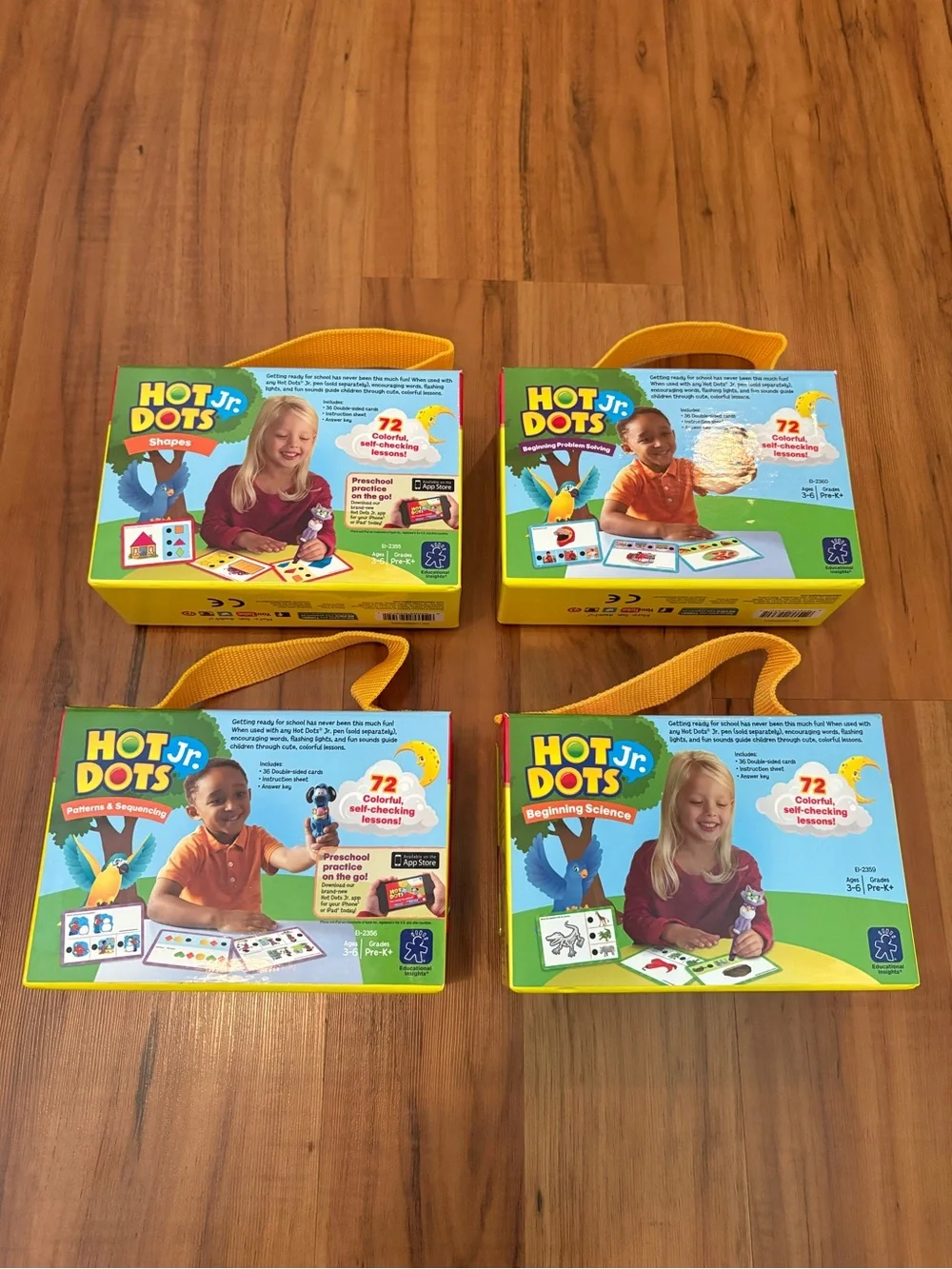 Hot Dots Jr. Pre-K Activity Cards - Set of 4